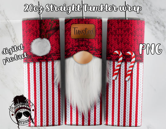 20 0z Twisted Candy Cane