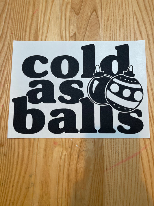 Cold as Balls-black