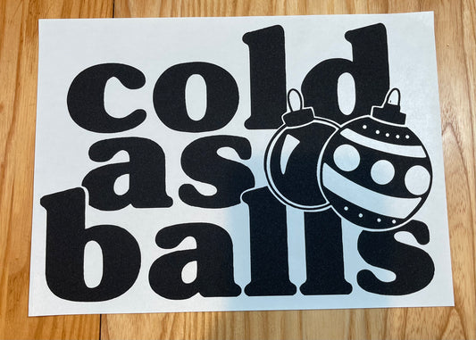 Cold As Balls-Black