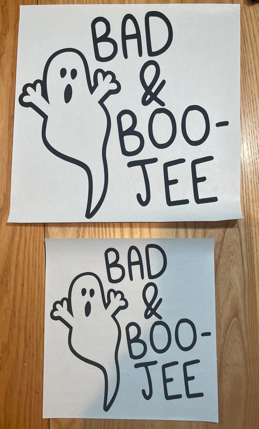 Bad and Boo-Jee (mommy and me set)