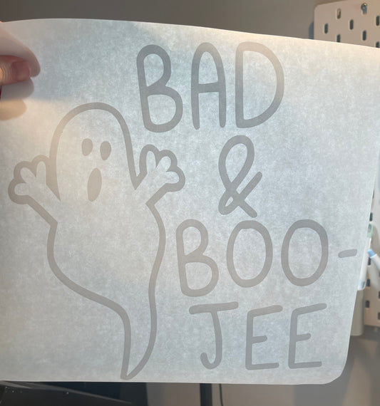 Bad and Boo-Jee (mommy and me set)-white