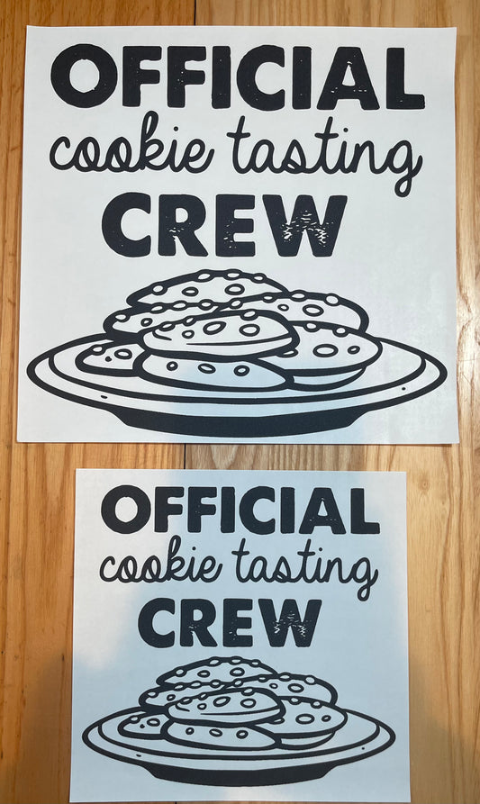 Cookie Tasting Crew (mommy and me set)