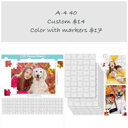 40 Count Color Sheet Puzzle