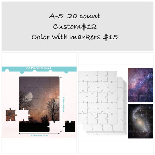 20 Count Color Sheet Puzzle